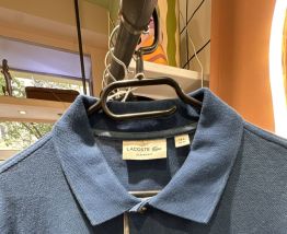 Polo Lacoste vintage bleu 
