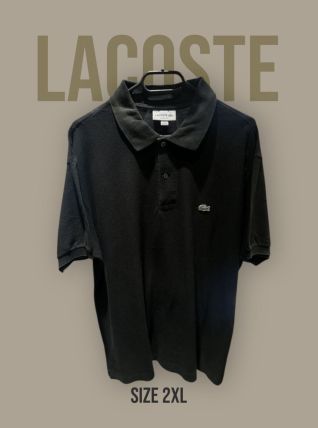 Polo Lacoste vintage noir