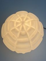 ANCIENNE PETITE APPLIQUE EN OPALINE ET CERAMIQUE ART-DECO 