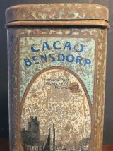 Boîte en tôle Cacao Hollandais Bensdorp 1930's 