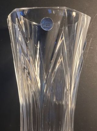 Grand Vase Cristal d’Arques 30 cm – Excellent état