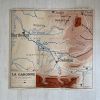 Carte scolaire vintage recto verso "La Garonne / le Rhone