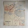 Carte scolaire vintage 1950 recto verso "Tunisie / Algérie"