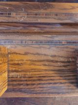 Encrier style "arts déco" bois exotique Bocote 1920's 1930's
