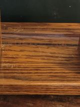 Encrier style "arts déco" bois exotique Bocote 1920's 1930's