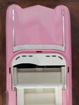 Cadillac Cabriolet 1959 Pink Lady avec horloge/réveil 1980's