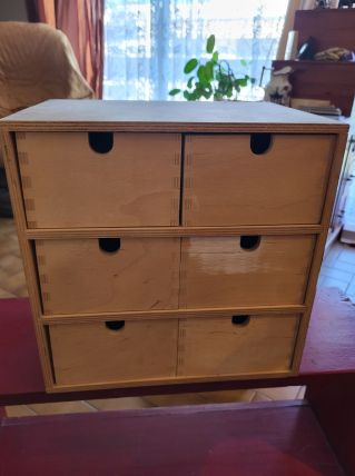 Boitier de rangement 6 tiroirs