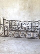 Banquette en fer forgé vintage