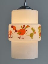 ANCIENNE SUSPENSION 1970 CHAMBRE ENFANT VINTAGE