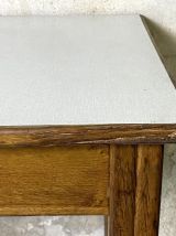 Bureau vintage 1950's bois massif et formica
