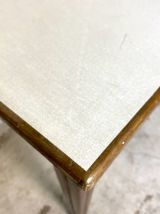 Bureau vintage 1950's bois massif et formica