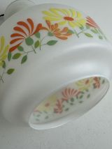ANCIENNE GRANDE SUSPENSION OPALINE 1970 VINTAGE