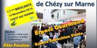 43ème foire d'Automne : Foire Brocante 2015 de Chézy sur Marne