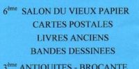 6ème salon du vieux papier, cartes, livres et 3ème antiquité