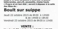 Bourse à la puériculture, vêtements, jouets tout âge