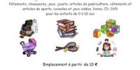 Brocante d'articles pour enfants de l'api joseph brenier Saint Priest