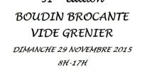 31ème foire au boudin brocante vide grenier Saint Andeol Le Chateau