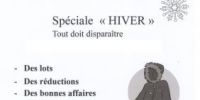 Braderie vêtements d'hiver action partage Tonnay Charente