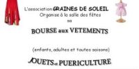 Bourse vêtements, jouets et puériculture