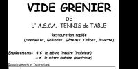 Vide-greniers de l'ASCA tennis de table Auréilhan