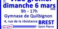 Vide grenier de l'association GR Océane de Brest