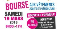 Bourse aux vêtements, jouets et puériculture de Cantin