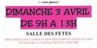 Braderie petite enfance de La Capelle Bléys