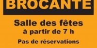 Brocante, vide grenier, pucier du comité des fêtes de Penol