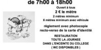 4éme vide-grenier du collège jean rostand