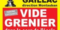 Vide grenier de l'école de Sainte-Cécile d’Avès Gaillac