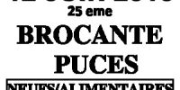 25ème Brocante des Hays