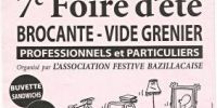 7e Foire d'été, Brocante-vide Grenier, pro et Particuliers Bazillac