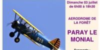Portes Ouvertes aérodrome Brocante Vide-grenier Paray Le Monial