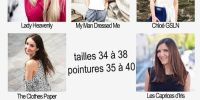 Vide-dressing avec les Blogueuses Lady Heavenly, My Man Dressed Me, Chloé GSLN, The Clothes Paper et Les Caprices d'Iris