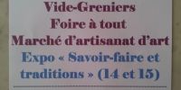 Brocante . Antiquités . Vide-greniers. Foire à tout. Marché d'artisanat . Expo savoir-faire et traditions
