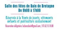 Braderie des Bancs Bain vêtements enfant et puériculture exclusivement