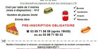 marché aux vêtements et jouets d'enfants