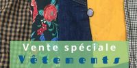Vente spéciale vêtements vintage Emmaüs Coup de main