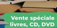 Vente spéciale livres CD et DVD Emmaüs Coup de main