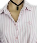 Chemise rayé rose et blanc 