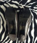 Escarpins vernis gris