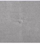 Canapé fixe york 3 places style vintage scandinave gris clair 