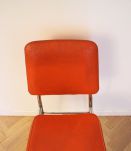 Chaise vintage pas cher orange 70's