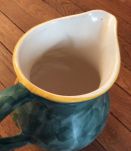 Pot "tournesol" en céramique vintage