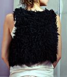 Gilet en laine DIY - Noir