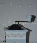 MOULIN A CAFE RELOOKE "SHABBY CHIC"