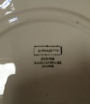 assiette petit format porcelaine