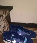 Air max bleu fleurie