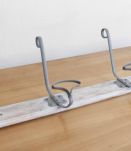 porte manteaux mural bois et fer