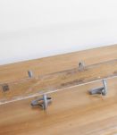 porte manteaux mural bois et fer